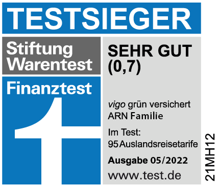 Stiftung Warentest Urteil: Sehr gut (0,7)