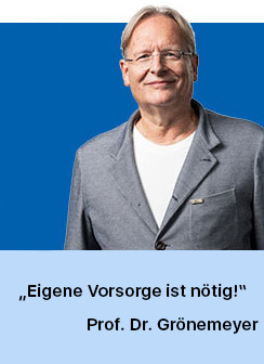 Menschenwürdige Pflege muss bezahlbar bleiben - Prof. Grönemeyer