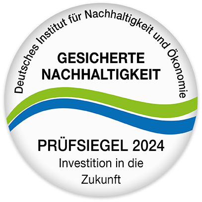 Prüfsiegel Deutsches Institut für Nachhaltigkeit und Ökonomie 2022